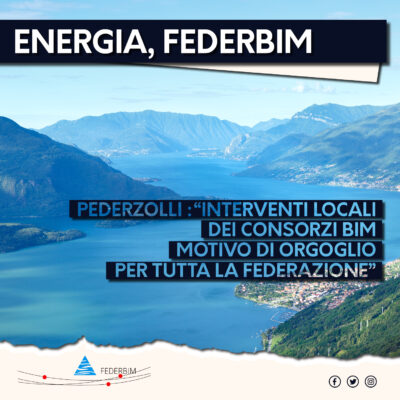 energia federbim comunicato iniziative energia conosrzio bim lago di como, fiume brembo e serio 