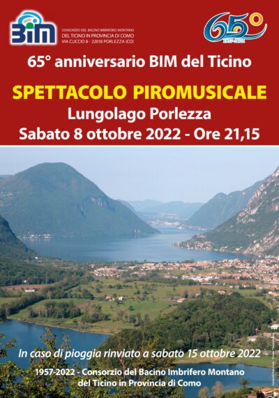 spettacolo piromusicale sul lago di Como Federbim