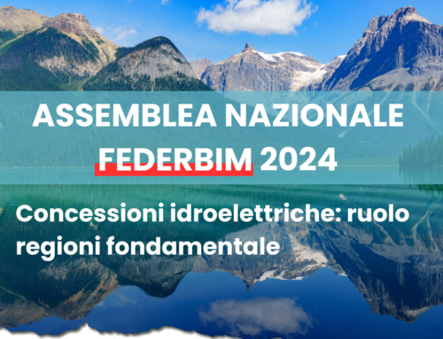 CONCESSIONI IDROELETTRICHE, G.PEDERZOLLI (FEDERBIM): APERTURA GARE A SOGGETTI STRANIERI PUO’ CAUSARE RIPERCUSSIONI SU NOSTRO PAESE. RUOLO REGIONI FONDAMENTALE