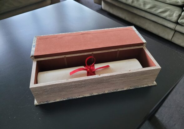 pergamena donata da Federbim vajont