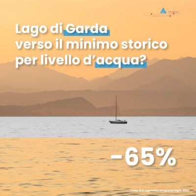 lago di Garda infografica livello acqua minimi storici federbim