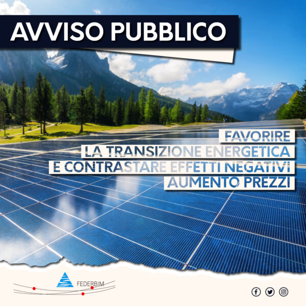 bando pubblico green energy transizione energetica federbim