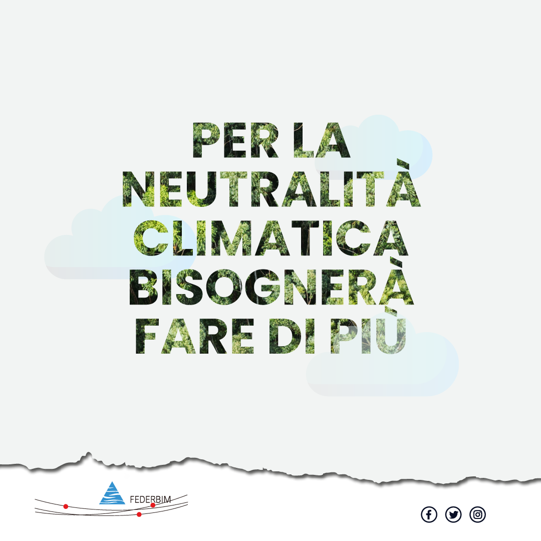per la neutralità climatica bisognerà fare di più federbim report Agenzia Europea dell'Ambiente