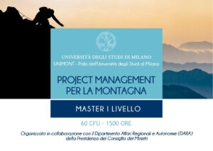 master di primo livello in Project Managment della Montagna